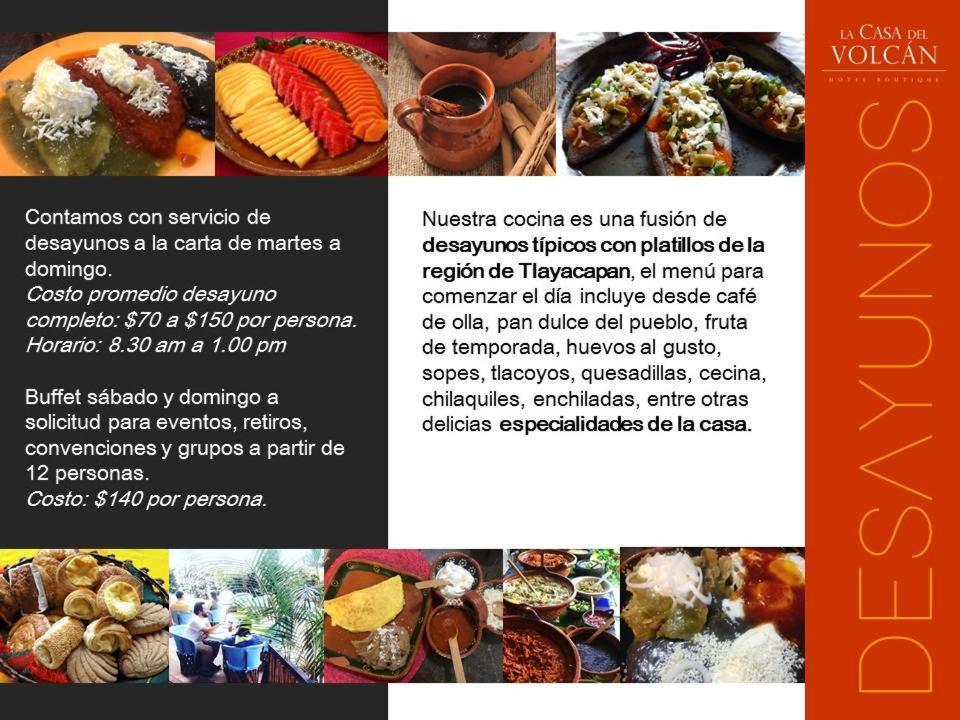 La Casa Del Volcan Tlayacapan Zewnętrze zdjęcie